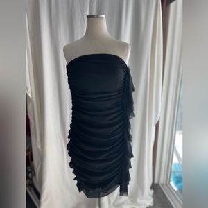 Express black strapless fitted Cocktail Dress (8)